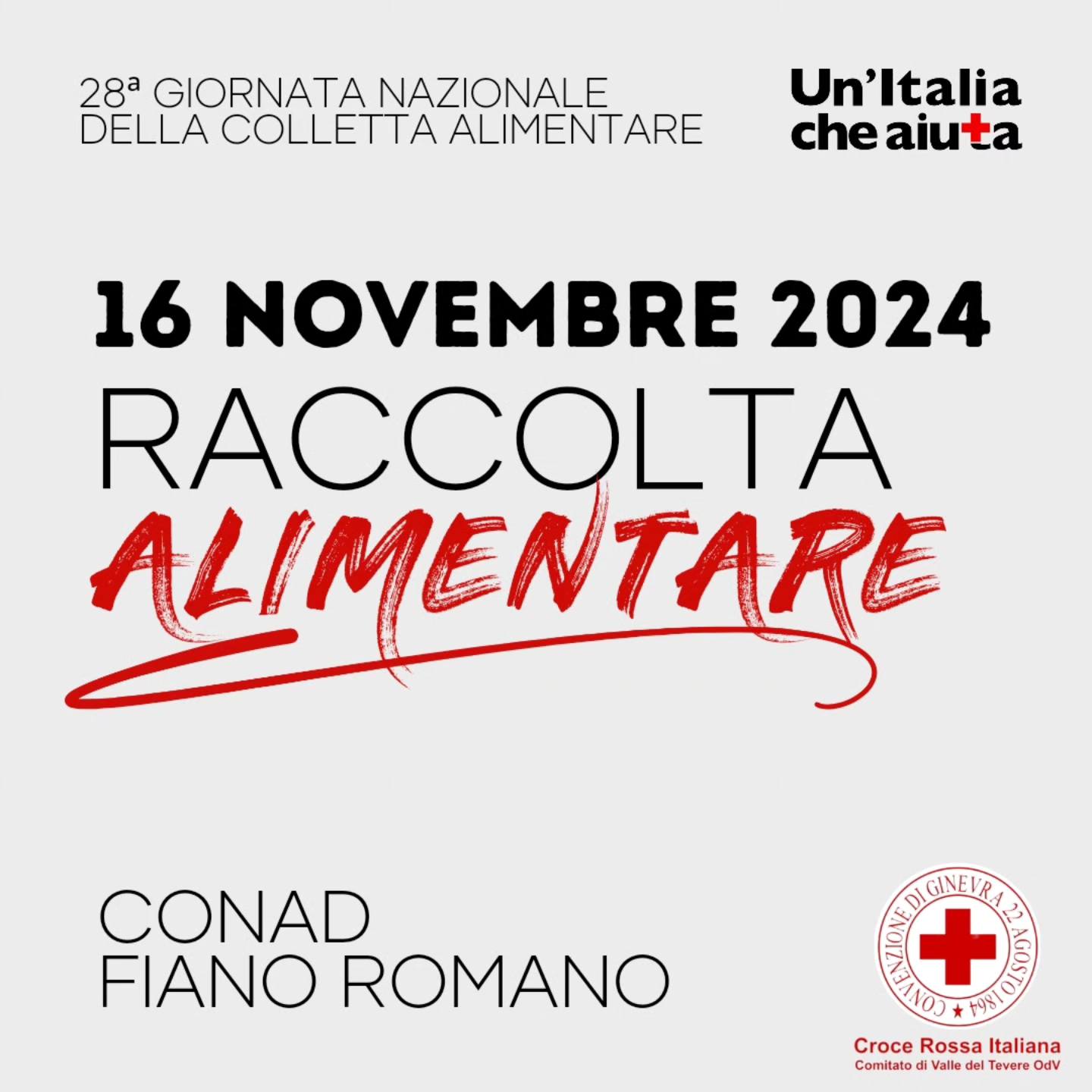 28ª Giornata Nazionale della Colletta Alimentare